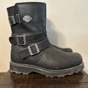 Brand new worn twice Men’s Harley Davidson Boots size 9.5